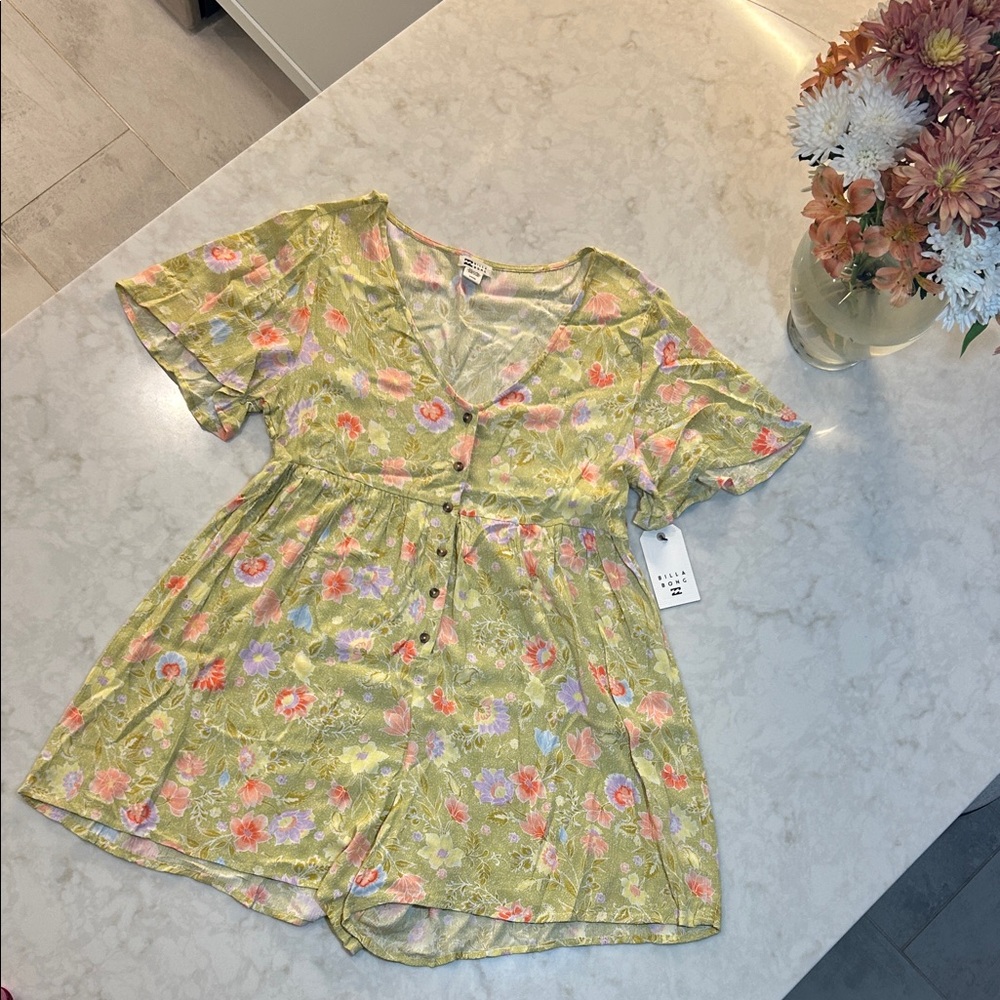 NWT Billabong - Spring Daze Romper - Picture 4 of 11